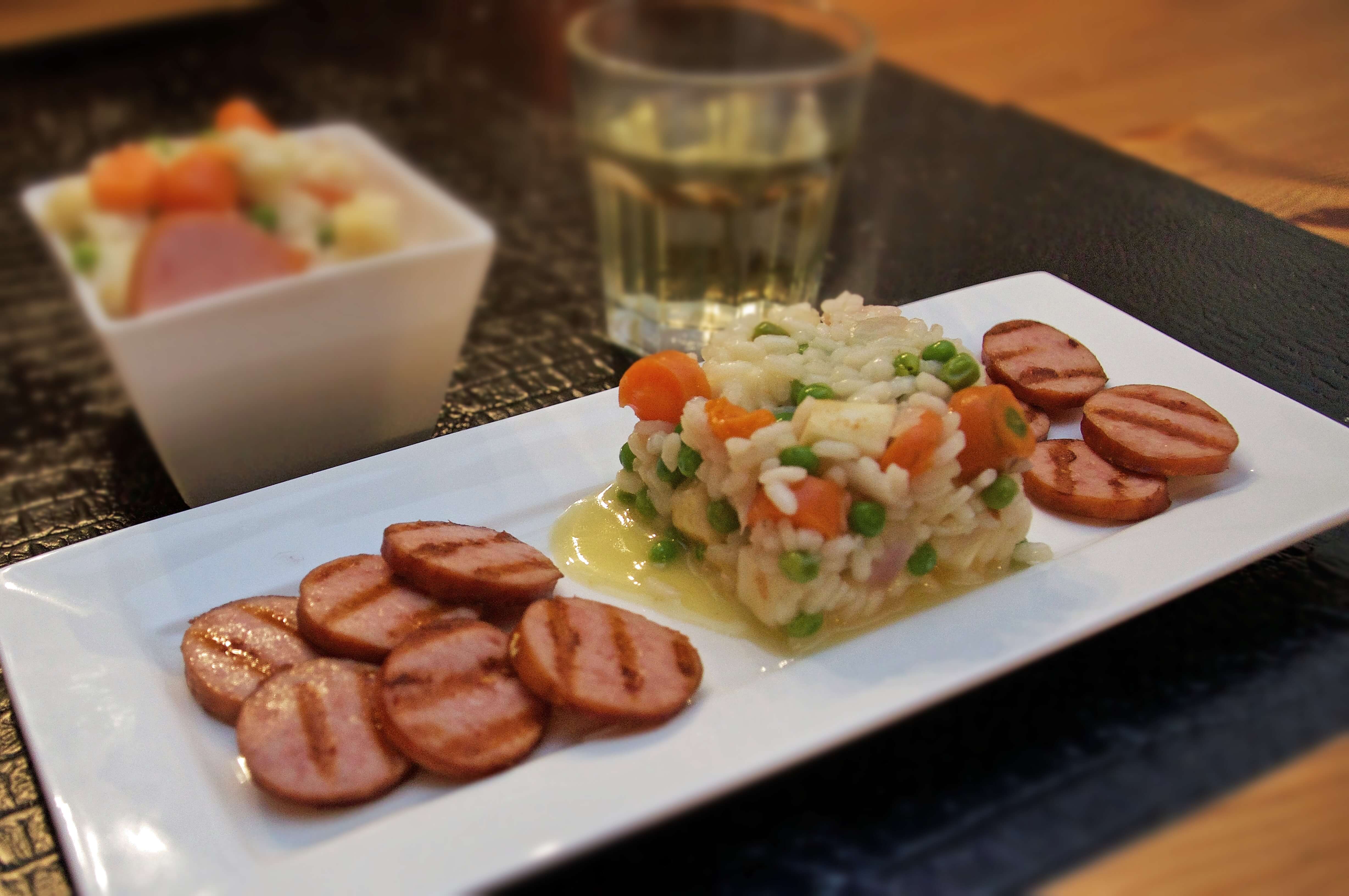 Risotto-Rookworst